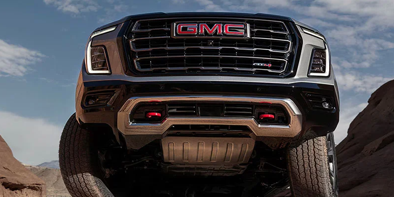 A close up photo of a 2025 GMC Yukon.