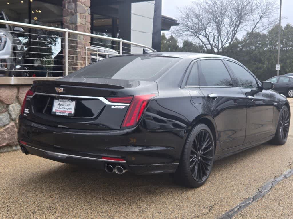2019 Cadillac CT6-V DARK AUBURN / JET BLACK