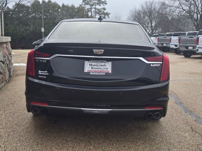 2019 Cadillac CT6-V DARK AUBURN / JET BLACK