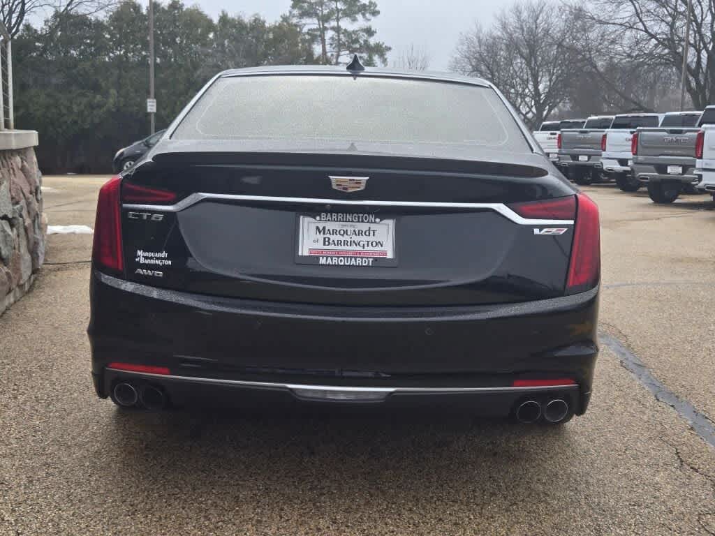 2019 Cadillac CT6-V DARK AUBURN / JET BLACK
