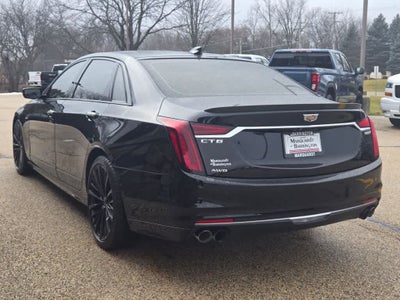 2019 Cadillac CT6-V DARK AUBURN / JET BLACK