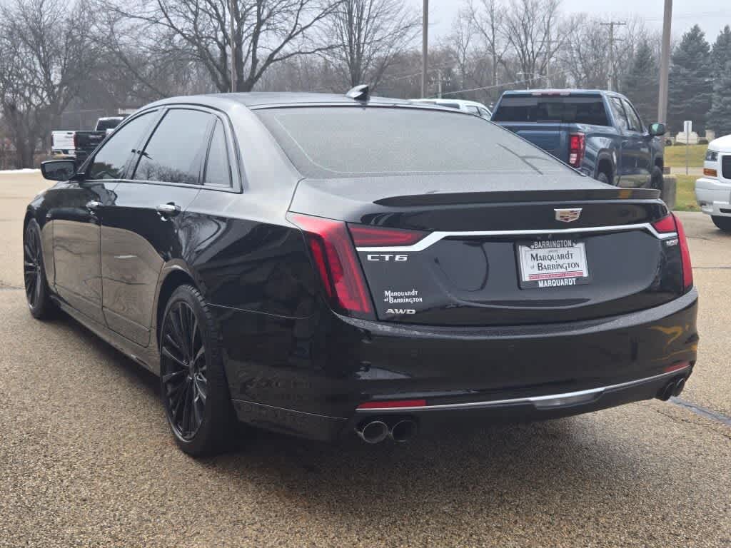 2019 Cadillac CT6-V DARK AUBURN / JET BLACK