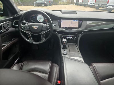 2019 Cadillac CT6-V DARK AUBURN / JET BLACK