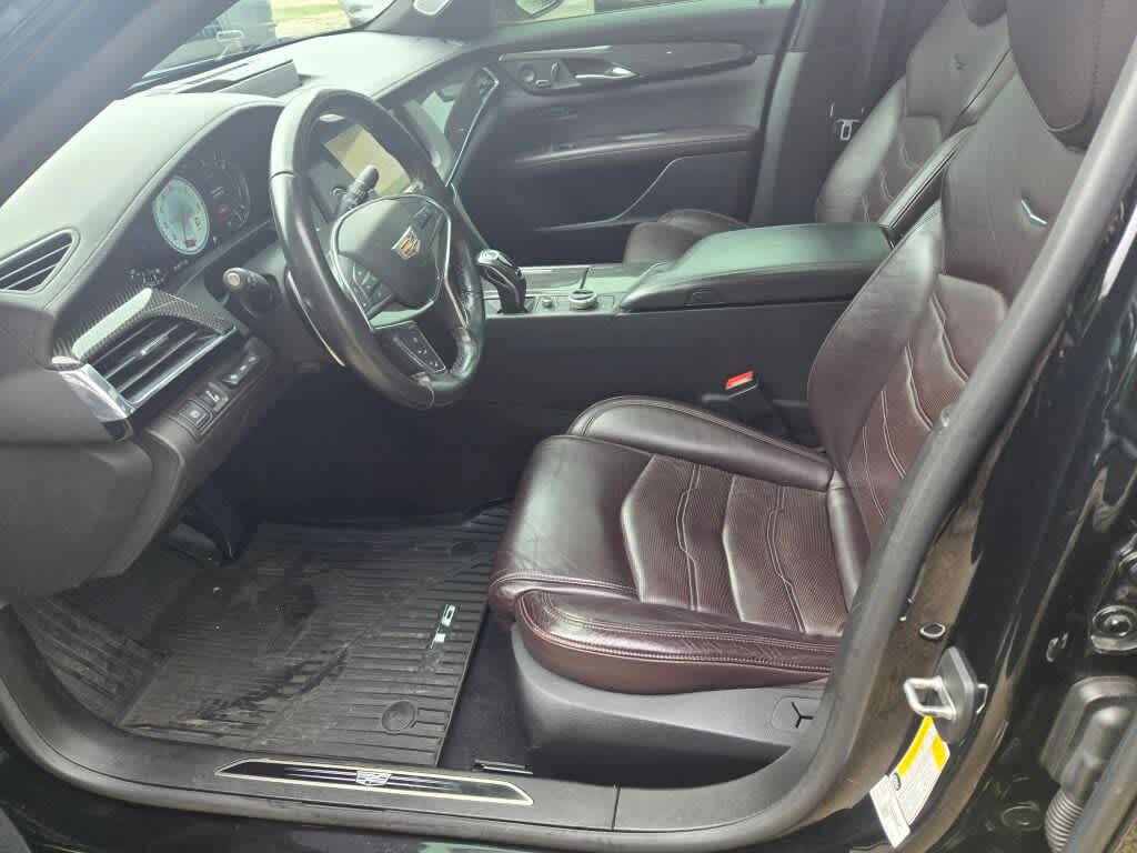 2019 Cadillac CT6-V DARK AUBURN / JET BLACK