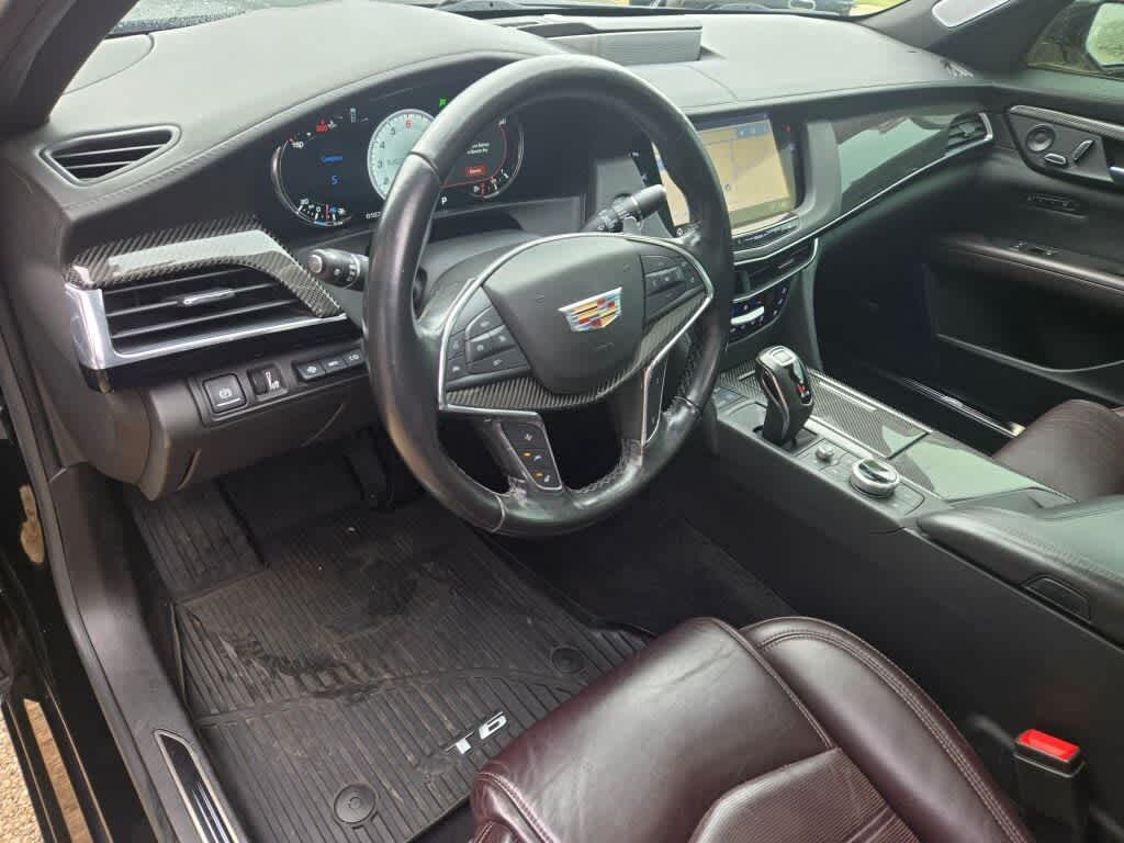 2019 Cadillac CT6-V DARK AUBURN / JET BLACK