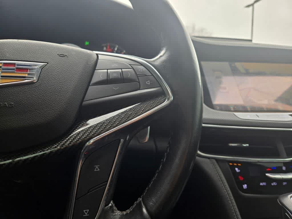 2019 Cadillac CT6-V DARK AUBURN / JET BLACK