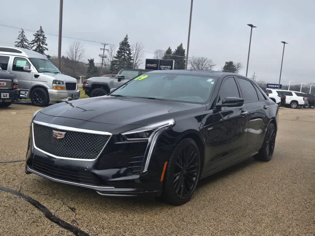 2019 Cadillac CT6-V DARK AUBURN / JET BLACK