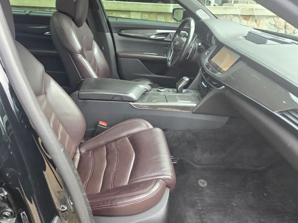 2019 Cadillac CT6-V DARK AUBURN / JET BLACK