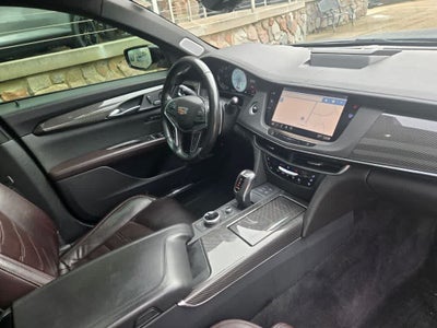 2019 Cadillac CT6-V DARK AUBURN / JET BLACK