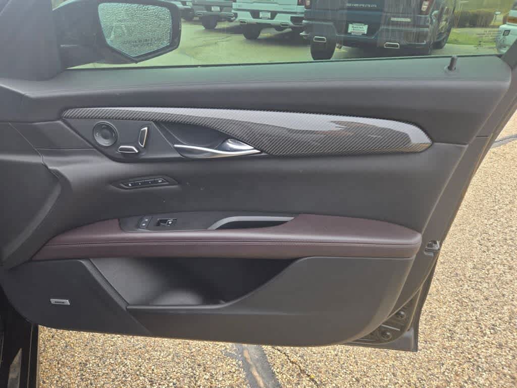 2019 Cadillac CT6-V DARK AUBURN / JET BLACK