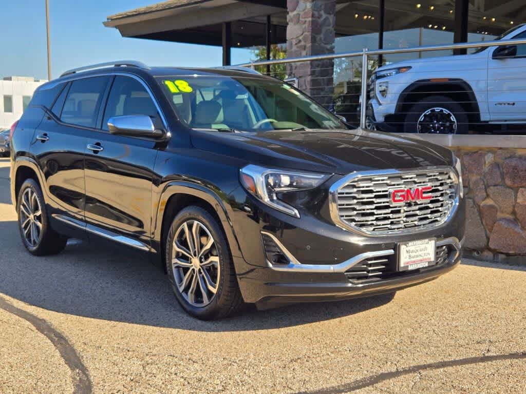 Used 2018 GMC Terrain Denali with VIN 3GKALXEXXJL172345 for sale in Barrington, IL