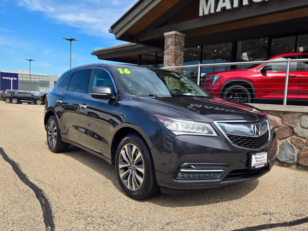 Used 2016 Acura MDX Technology Package with VIN 5FRYD4H40GB001522 for sale in Barrington, IL