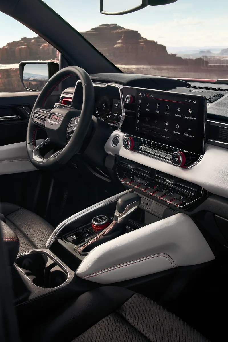 2026 GMC Canyon infotainment system at Marquardt of Barrington GMC in Barrington IL